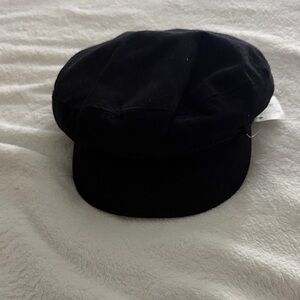 Brixton Black Cap with Blue Lining